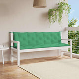 Vidaxl tuinbankkussen 180x(50+50)x7 cm oxford stof groen - afbeelding 1