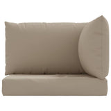 Vidaxl palletkussens 3 st oxford stof taupe - afbeelding 3