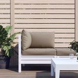 Vidaxl palletkussens 3 st oxford stof taupe - afbeelding 1