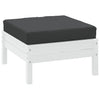 Vidaxl palletkussen 60x60x6 cm oxford stof zwart