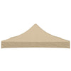 Vidaxl partytentdak 270 g m² 3x3 m beige