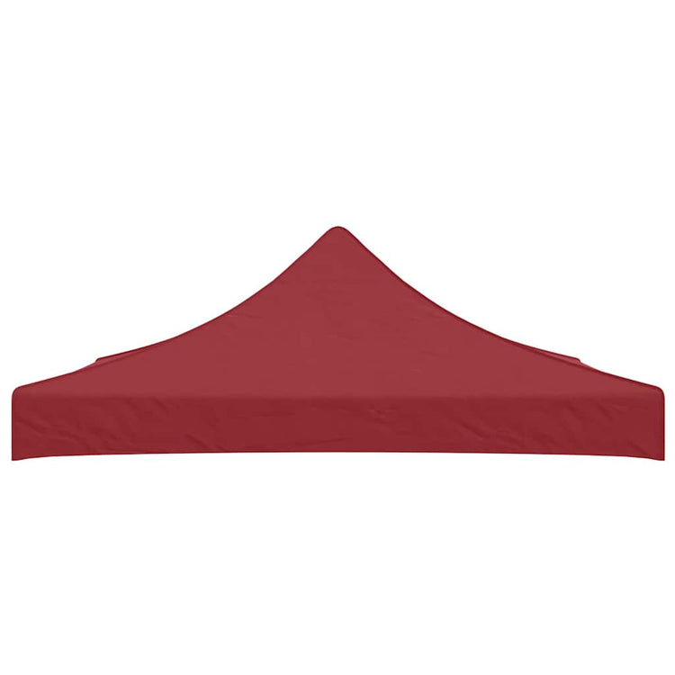 Vidaxl partytentdak 270 g m² 3x3 m bordeauxrood