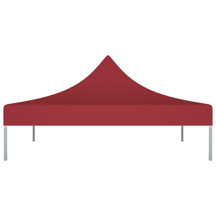 Vidaxl partytentdak 270 g m² 2x2 m bordeauxrood