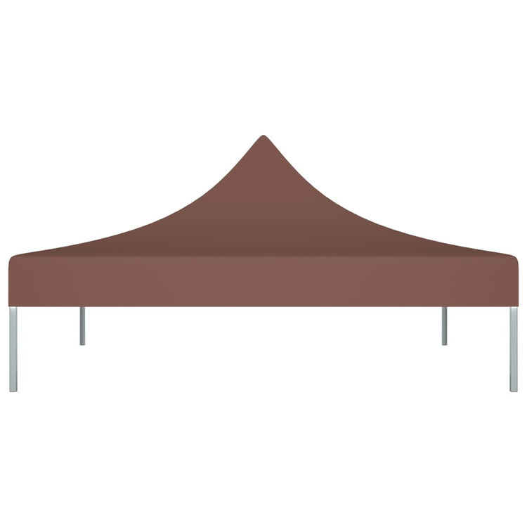 Vidaxl partytentdak 270 g m² 2x2 m bruin