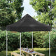 Vidaxl partytentdak 270 g m² 2x2 m zwart