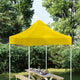 Vidaxl partytentdak 270 g m² 2x2 m geel