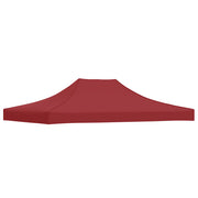 Vidaxl partytentdak 270 g m² 4x3 m bordeauxrood - afbeelding 2