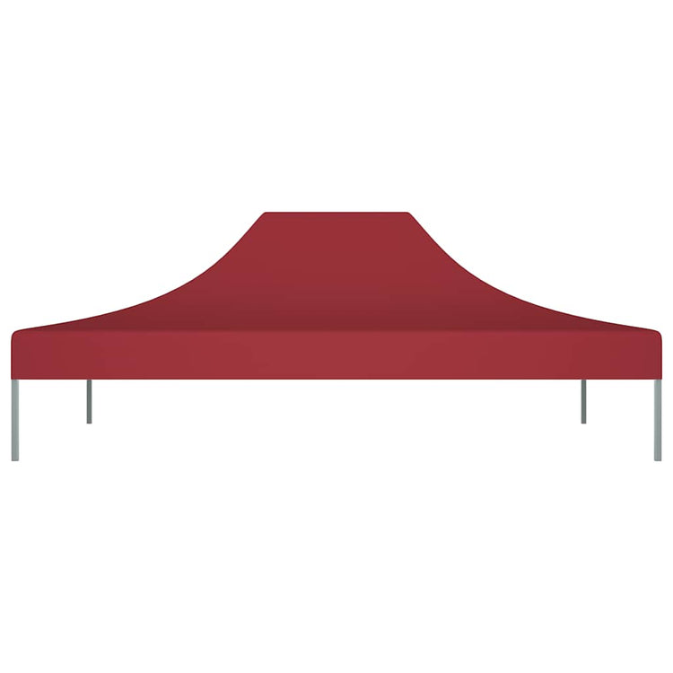 Vidaxl partytentdak 270 g m² 4x3 m bordeauxrood