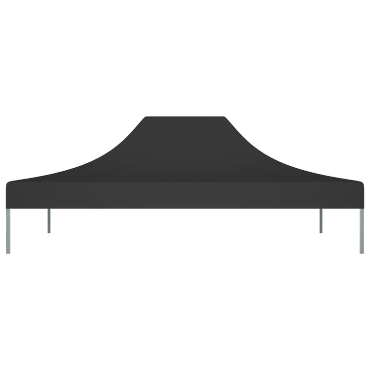 Vidaxl partytentdak 270 g m² 4x3 m zwart
