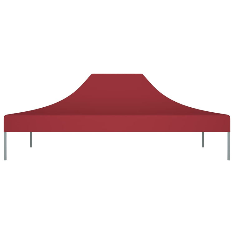 Vidaxl partytentdak 270 g m² 4,5x3 m bordeauxrood