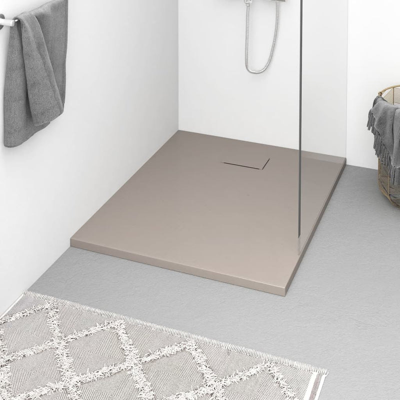 Vidaxl douchebak 100x80 cm smc bruin