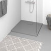 Vidaxl douchebak 80x80 cm smc grijs