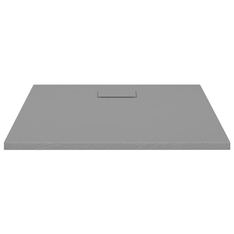 Vidaxl douchebak 90x80 cm smc grijs