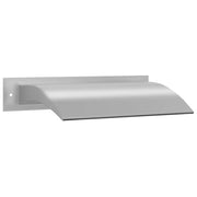Vidaxl zwembadfontein 45x26x13 cm roestvrij staal zilverkleurig - afbeelding 2