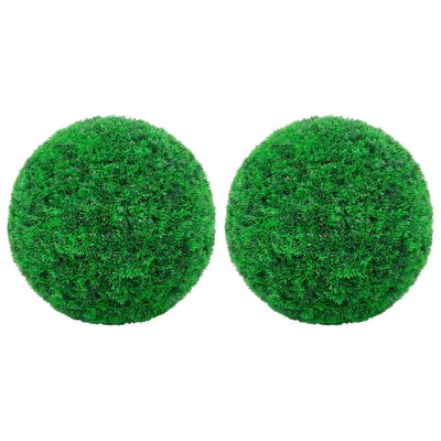 Vidaxl kunstbuxusbollen 2 st 27 cm