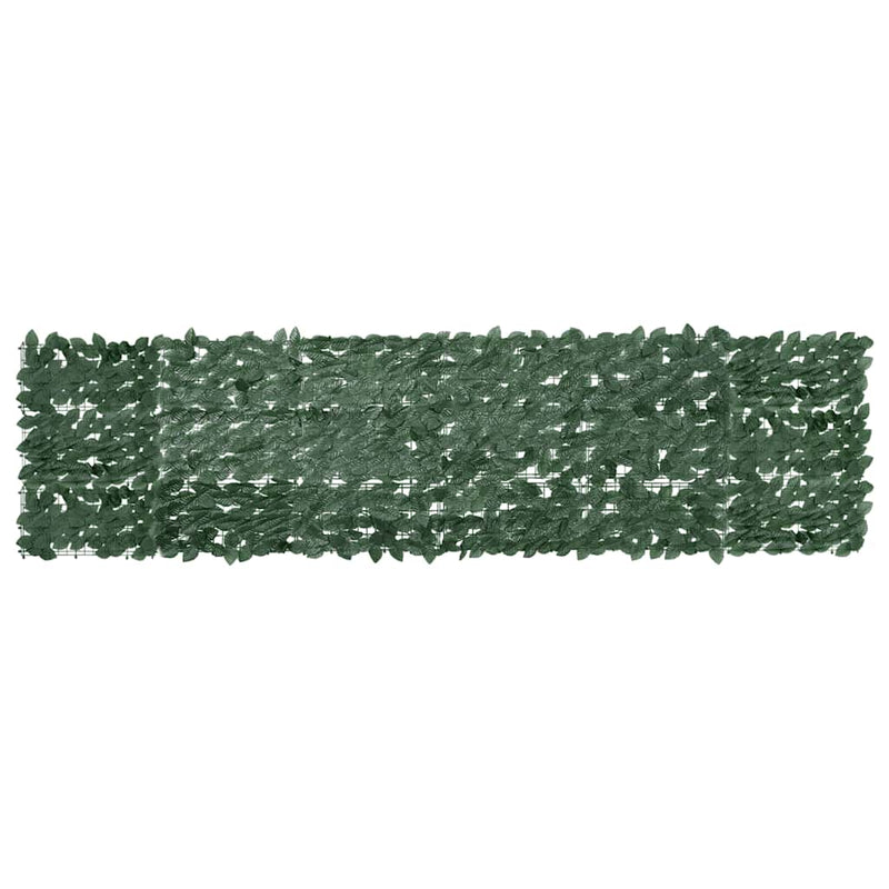 Vidaxl balkonscherm met donkergroene bladeren 300x75 cm