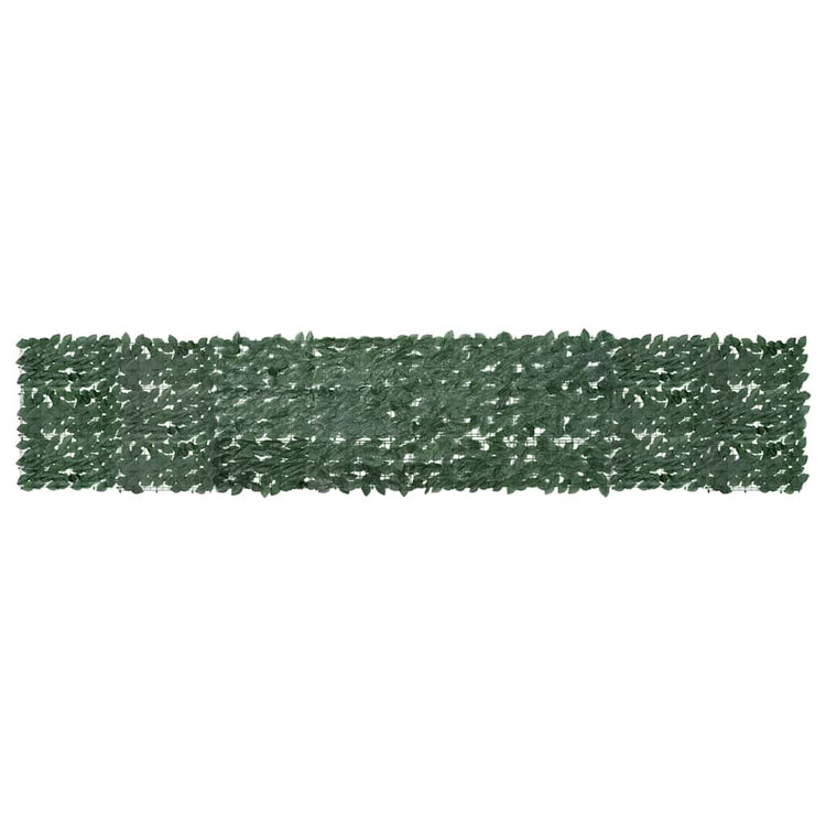 Vidaxl balkonscherm met donkergroene bladeren 400x75 cm