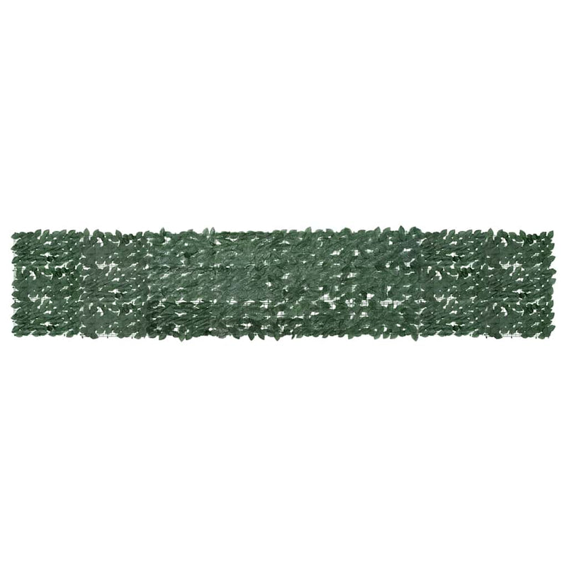 Vidaxl balkonscherm met donkergroene bladeren 400x75 cm