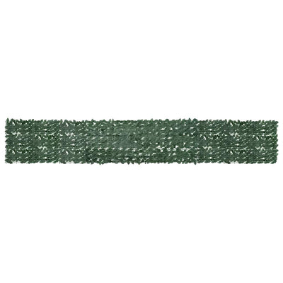Vidaxl balkonscherm met donkergroene bladeren 500x75 cm