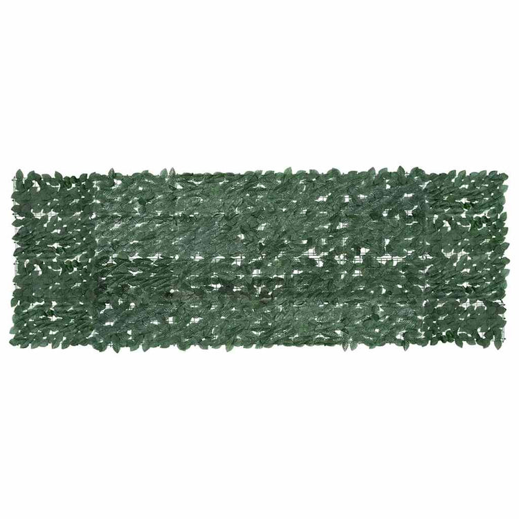 Vidaxl balkonscherm met donkergroene bladeren 300x100 cm