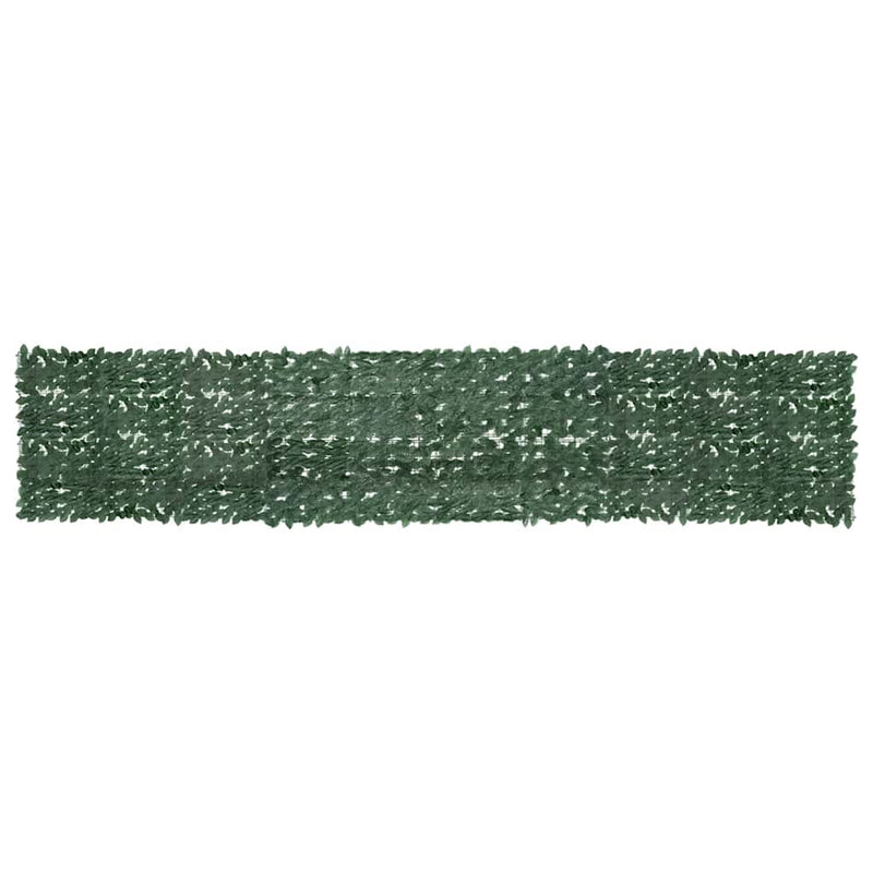 Vidaxl balkonscherm met donkergroene bladeren 500x100 cm