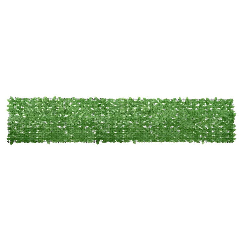 Vidaxl balkonscherm met groene bladeren 400x75 cm