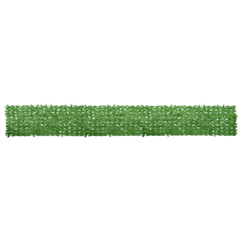 Vidaxl balkonscherm met groene bladeren 600x75 cm