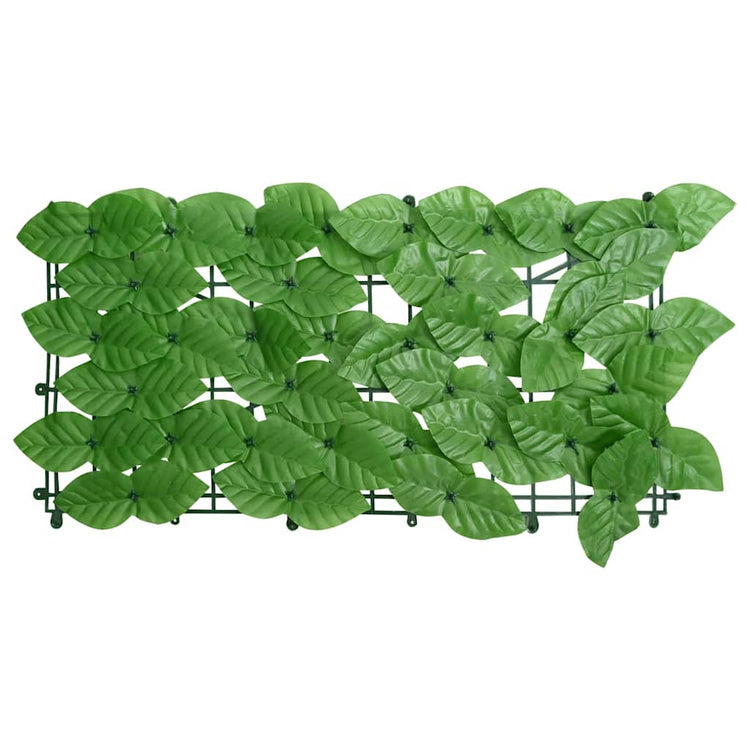 Vidaxl balkonscherm met groene bladeren 300x100 cm