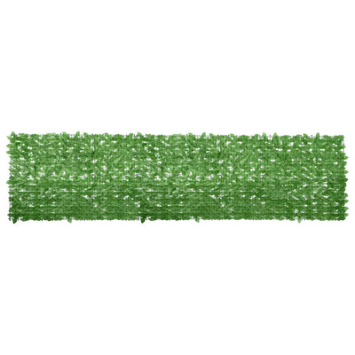 Vidaxl balkonscherm met groene bladeren 400x100 cm