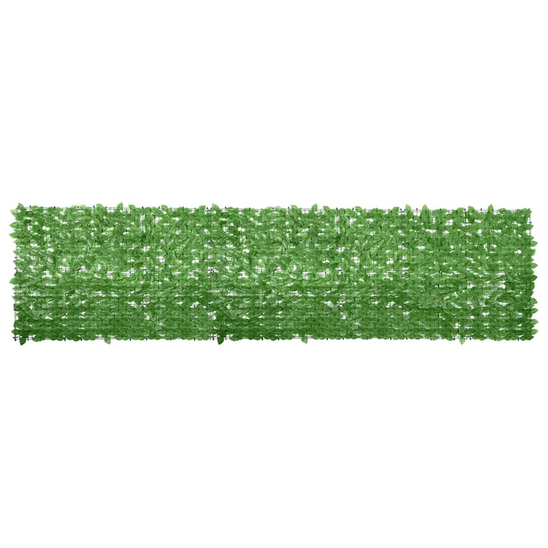 Vidaxl balkonscherm met groene bladeren 400x100 cm