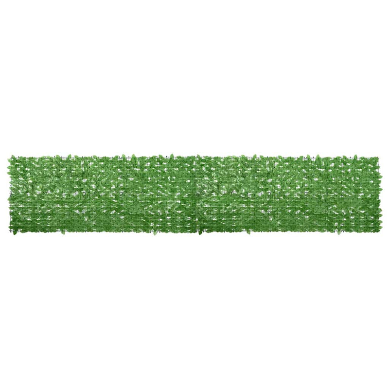Vidaxl balkonscherm met groene bladeren 500x100 cm