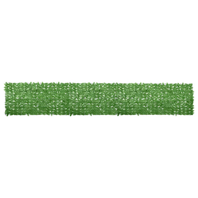 Vidaxl balkonscherm met groene bladeren 600x100 cm