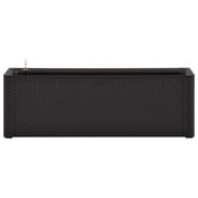 Vidaxl plantenbak hoog zelfbewateringssysteem 100x43x33 cm antraciet - afbeelding 3