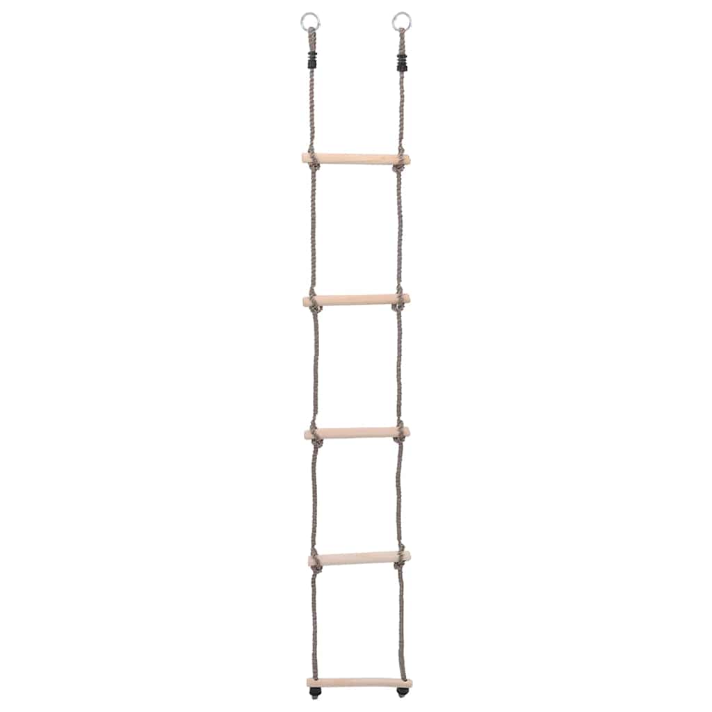 Vidaxl ladder met 5 sporten 210 cm massief grenenhout