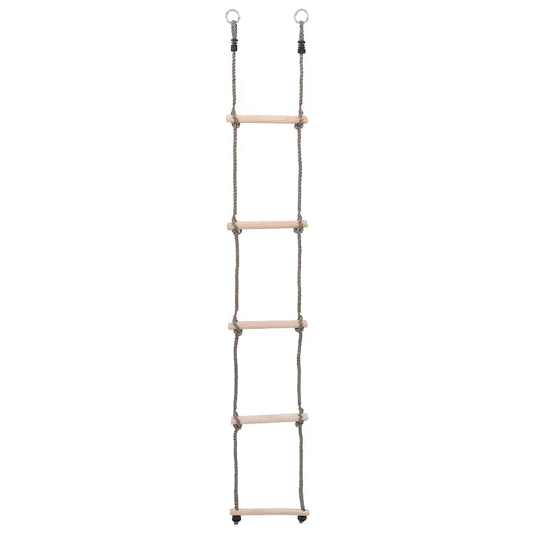 Vidaxl ladder met 5 sporten 210 cm massief grenenhout
