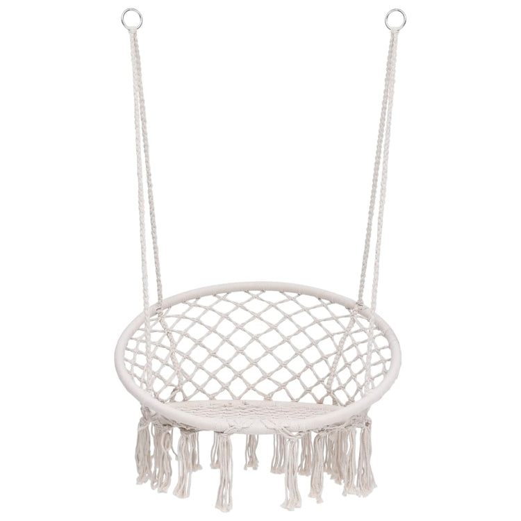 VidaXL Hangstoel 80 cm beige