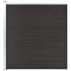Vidaxl schuttingpaneel 175x186 cm hkc zwart