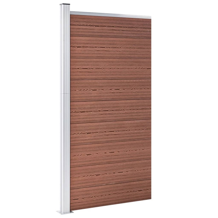 Vidaxl schuttingpaneel 95x186 cm hkc bruin