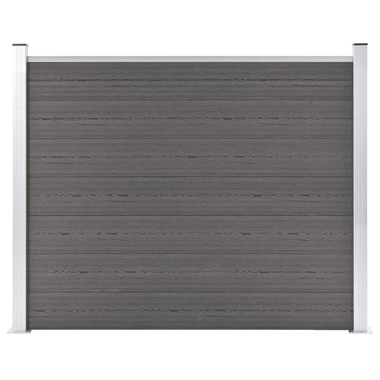 Vidaxl schuttingpaneel 180x146 cm hkc grijs