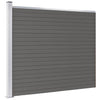 Vidaxl schuttingpaneel 175x146 cm hkc grijs