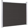 Vidaxl schuttingpaneel 180x146 cm hkc zwart