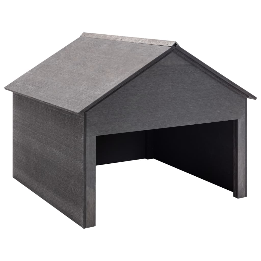 Vidaxl overkapping voor grasmaaier 80x80x70 cm hkc