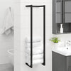 Vidaxl handdoekenrek 25x20x95 cm ijzer zwart
