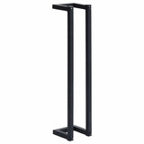 Vidaxl handdoekenrek 12,5x12,5x60 cm ijzer zwart - afbeelding 2