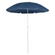 Vidaxl parasol met stalen paal 180 cm blauw