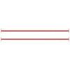 Vidaxl rekstokken 2 st 125 cm staal rood