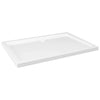 Vidaxl douchebak rechthoekig 70x100 cm abs wit