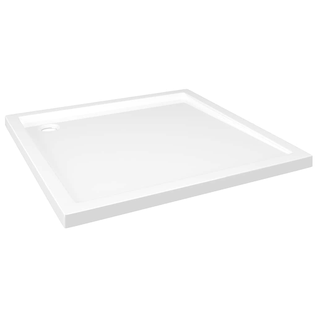 Vidaxl douchebak vierkant 80x80 cm abs wit