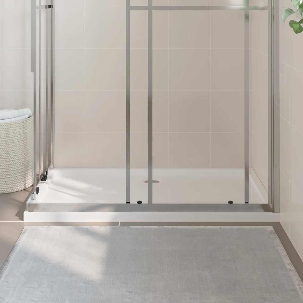 Vidaxl douchebak rechthoekig 80x120 cm abs wit