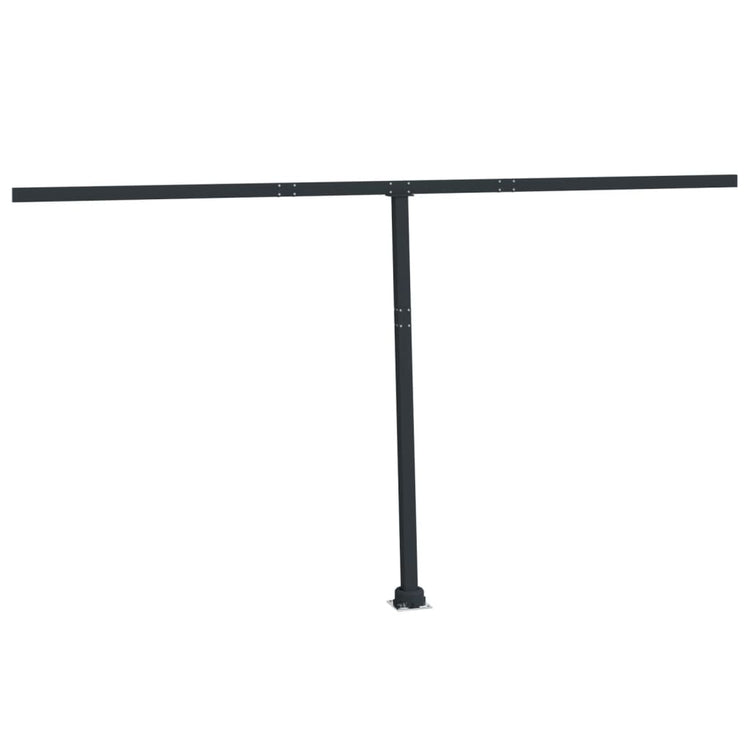 VidaXL Luifelpaalset 450x245 cm ijzer antracietkleurig